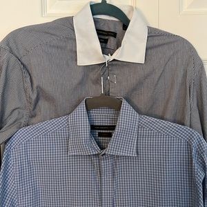 John Varvatos Mens Dress Shirts 15.5 Bundle of 2